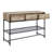 Oak & Black Finish Sofa Table