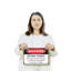 Enseigne danger en aluminium 7 po x 10 po «Danger Do Not Touch Kill You»