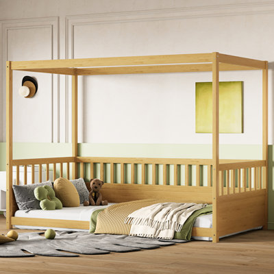 Twin Floor Bed With Extra Support - Enhance Stability Withstand Daily Use