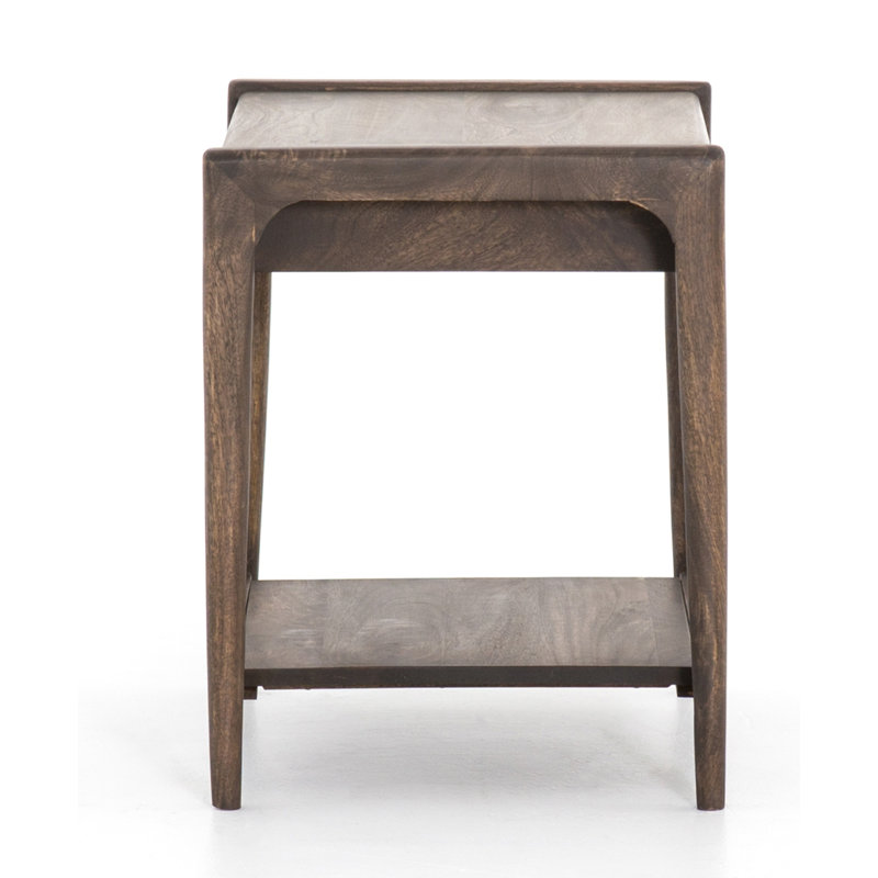 Deviney 1 - Drawer Solid Wood Nightstand