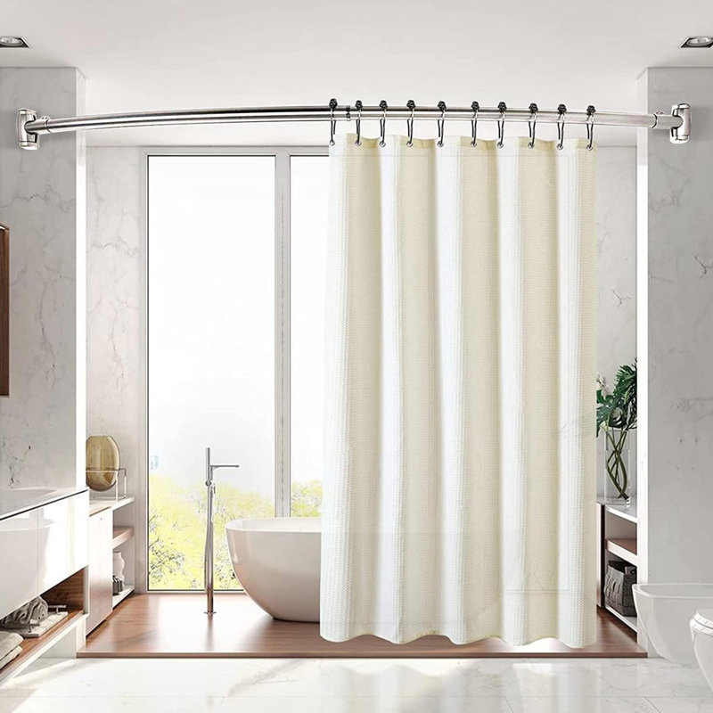 188cm Curved Shower Curtain Pole