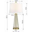Ensemble de 2 lampes de table en fer à intensité variable Donnybrook H 27 po-1872917543