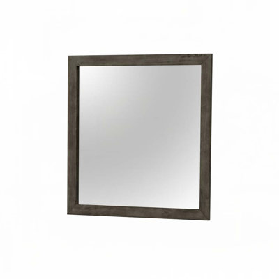 Miroir mural gris