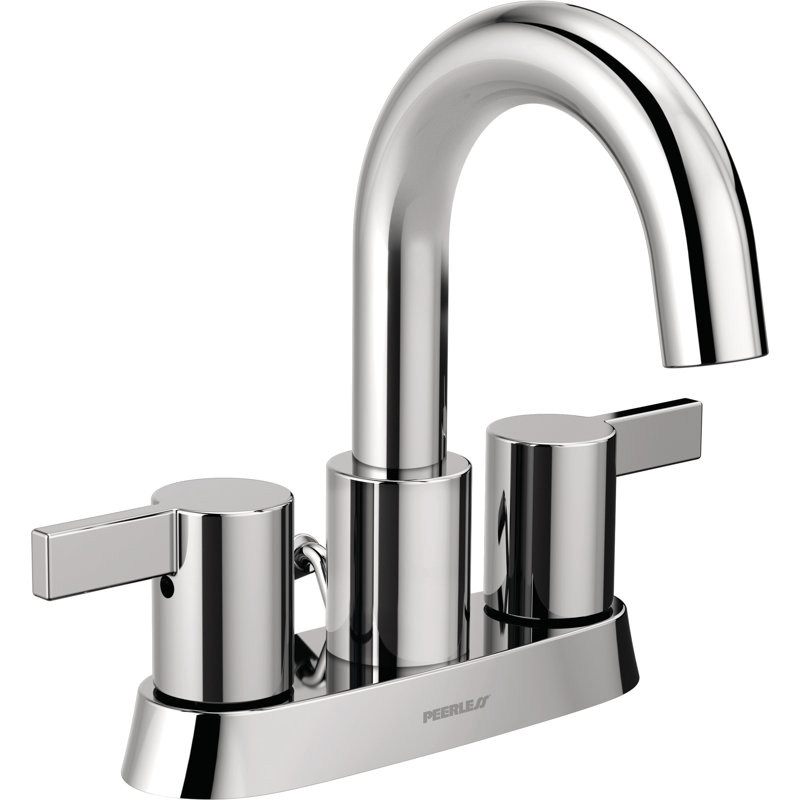 Two Handle Centerset Lavatory In Chrome