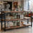 Console Table,3-Tier Hall Storage Shelf,Sofa Table
