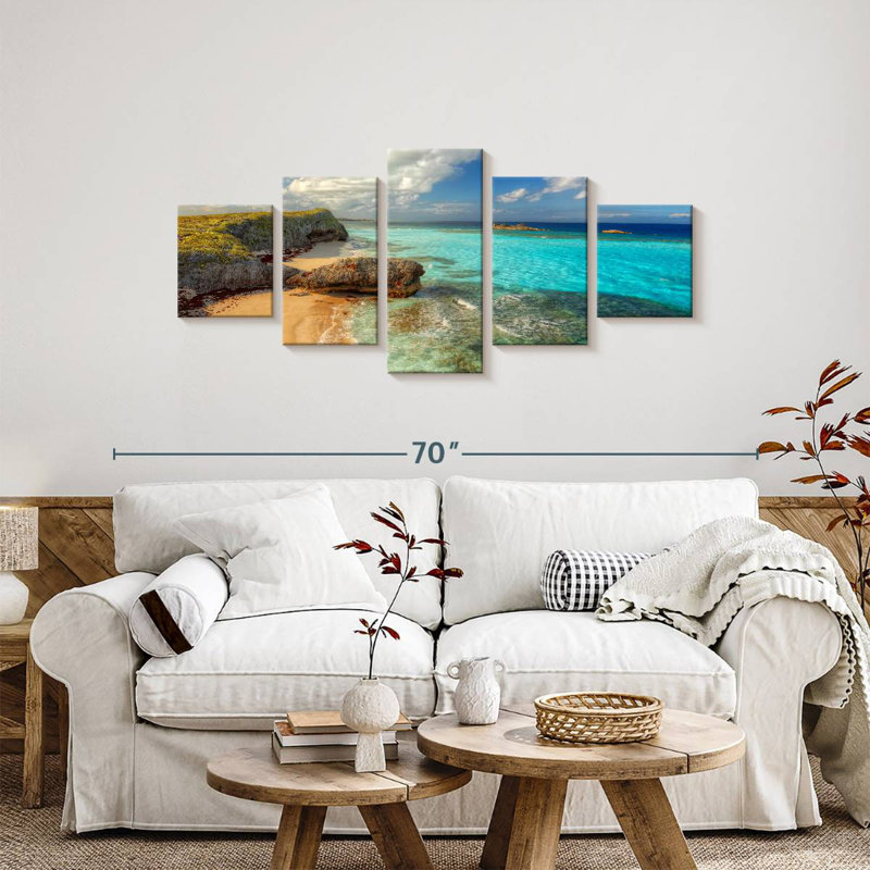 Middle Caicos Aydden, 24" H x 55" W