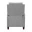 Fauteuil inclinable rembourré en tissu-2069294169