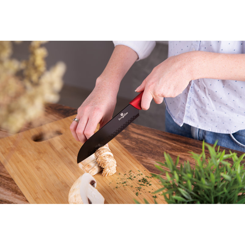 Ensemble de couteaux de cuisine 8 pièces avec bloc Berlinger Haus, Rouge