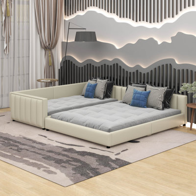 Queen Size Upholstered Mother & Child Bed