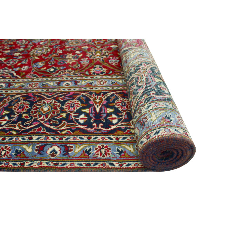 Khylar Distressed Hrocesbu Red Rug