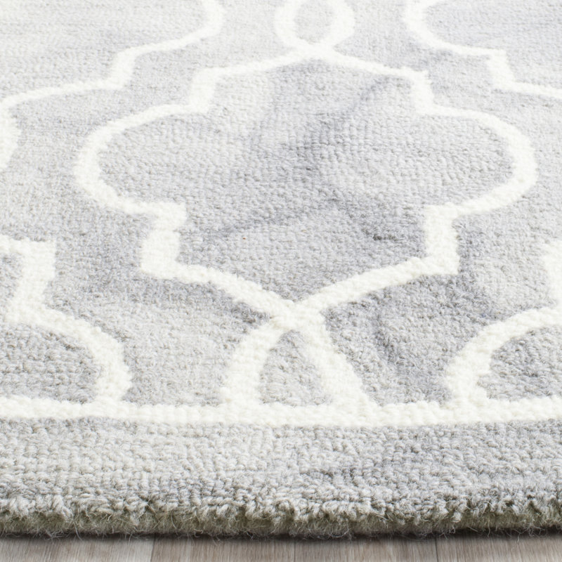 Ruthe Hand Tufted Wool Geometric Rug, Rectangle 9' x 12'