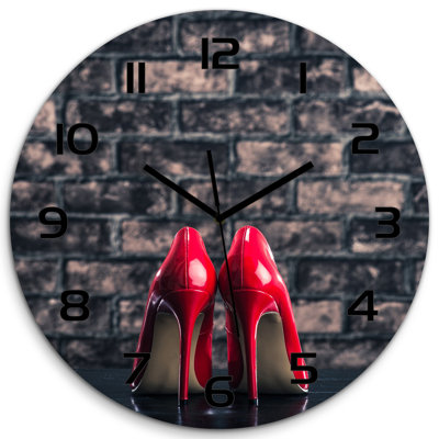 Jesmine Glass Wall Clock