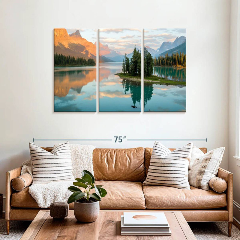 Alvord Maligne Lake Spirit Island, H 36 po x l 57 po