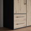 Minija 4 Door Manufactured Wood Wardrobe-2030194542