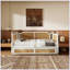 Lit de jour en rotin de style traditionnel avec 2 tiroirs-107209844-107209843