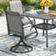 Fauteuils d'extérieur pivotants-408527451