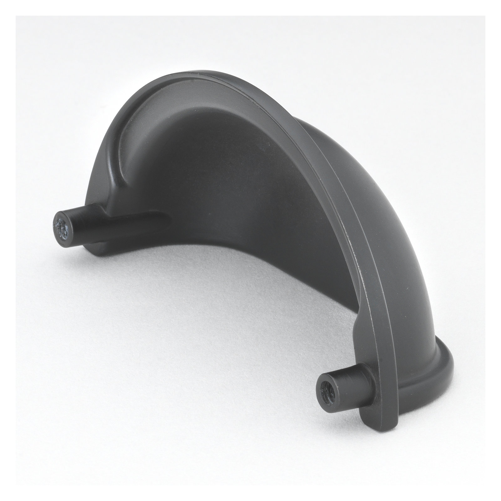 Classic 3" Center to Center Cup/Bin Pull, Matte Black