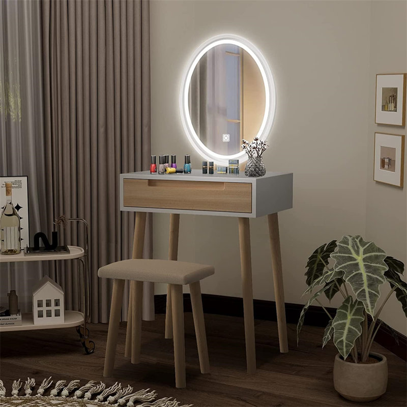 Bergholt Dressing Table with Mirror