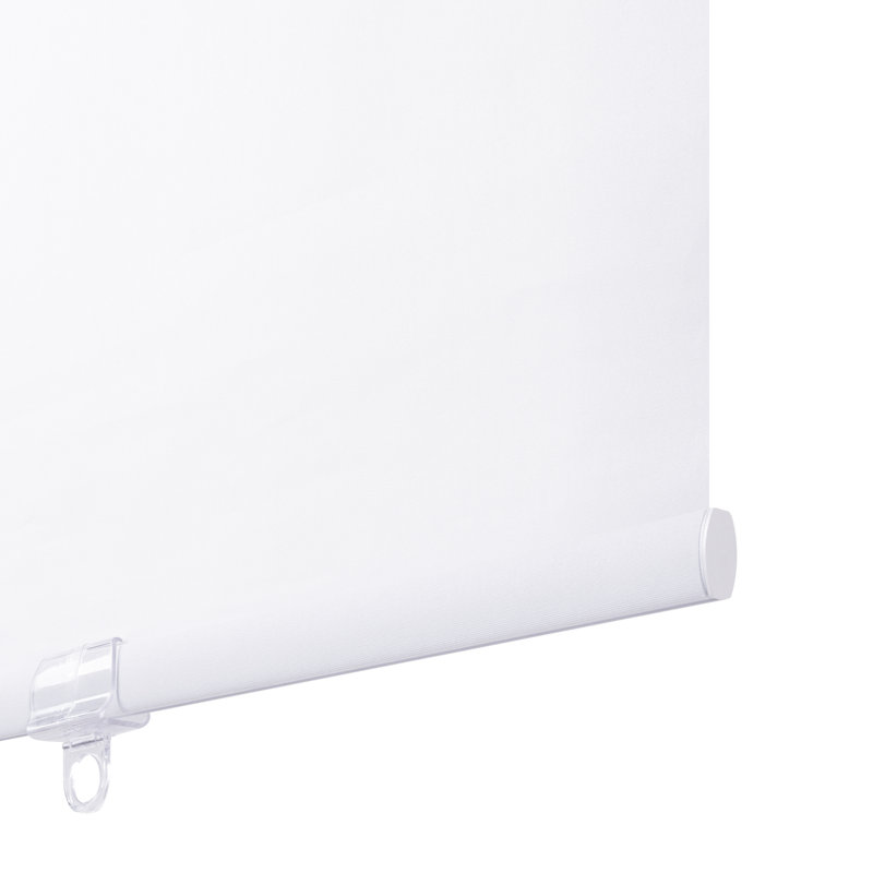 Eclipse Holden Light Filtering 34 x 72 Roller Shade in White, White, 34" W x 72" L