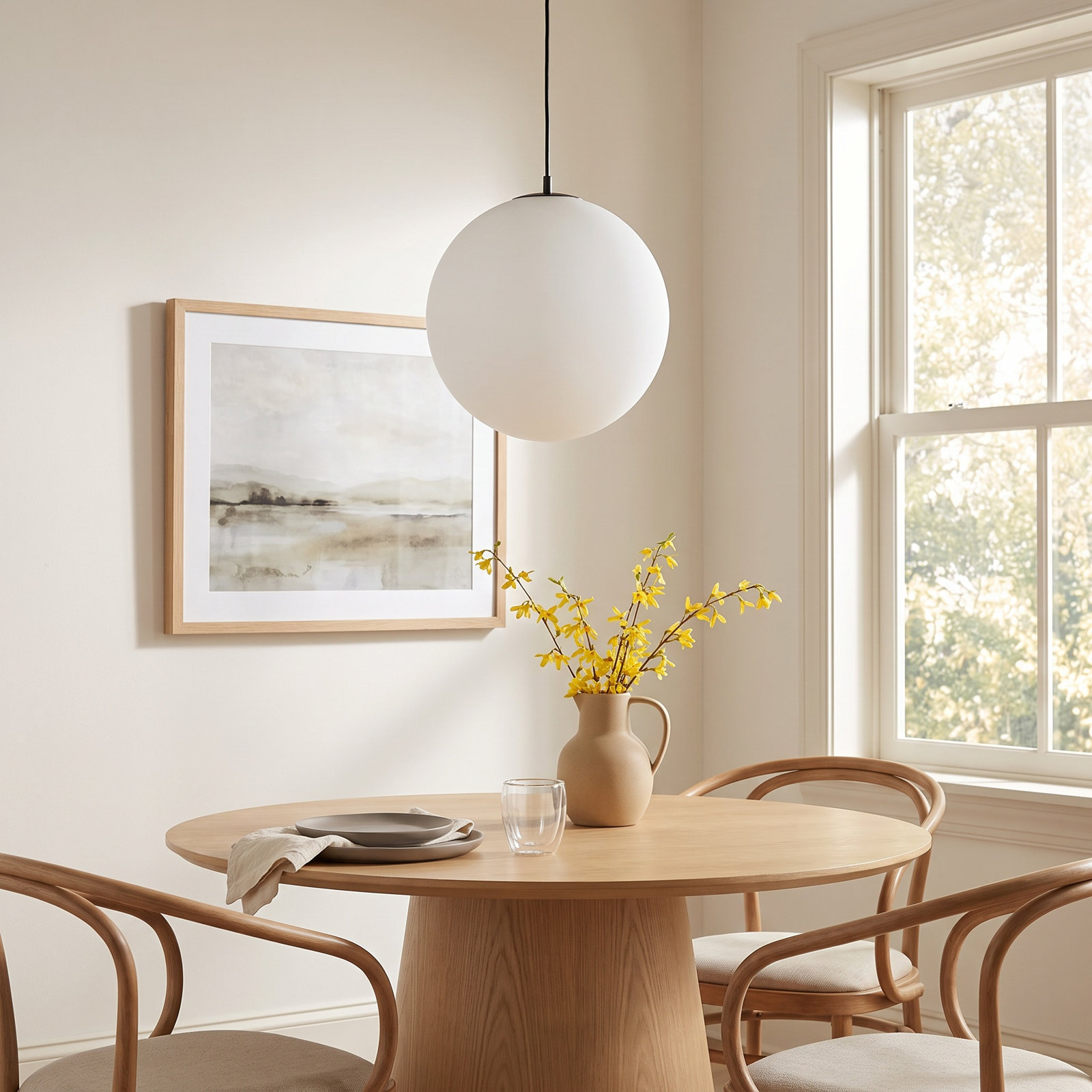 Isabell Dimmable Single Light Pendant, 138.25" H x 15.75" W x 15.75" D, 20 W