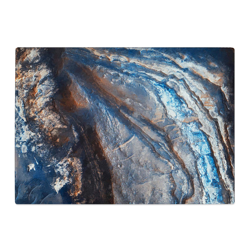 Tempered Glass out of Space Vol.30 Chopping Board, 28.5 cm W x 20 cm L