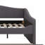 Full Size Upholstered Daybed With Light And Trundle-1320641507