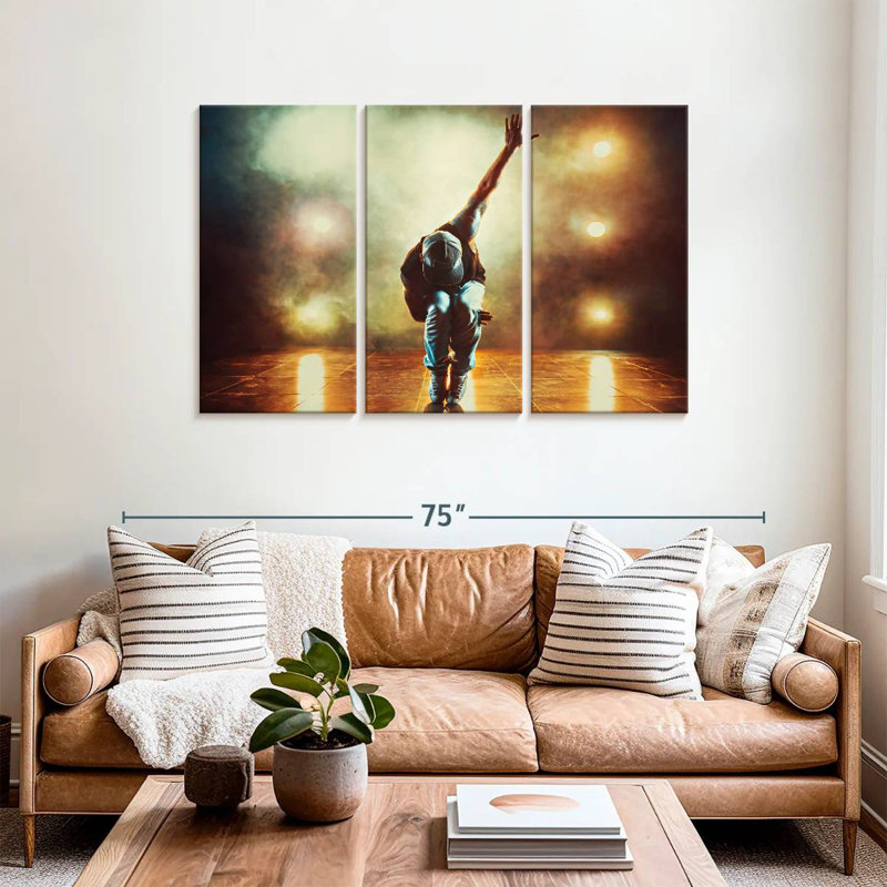 Enn Break Dancer, 36" H x 57" W