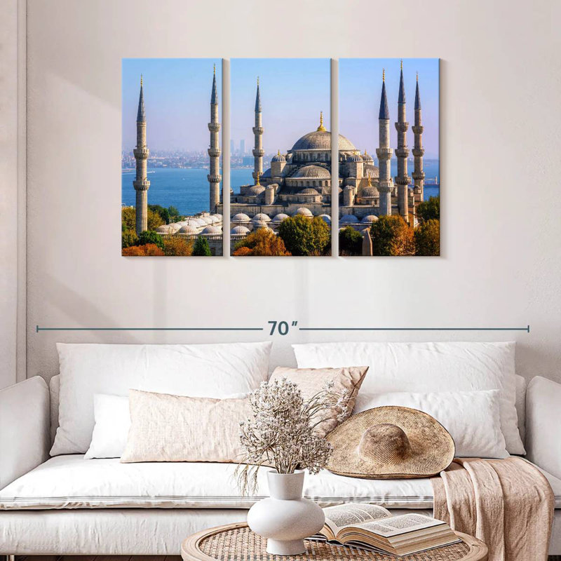 Nicci Sultan Ahmed Mosque, 28" H x 45" W
