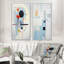 «Beige Blue Suprematism Serene Abstractions», 2 pièces-1150216382-1150216383