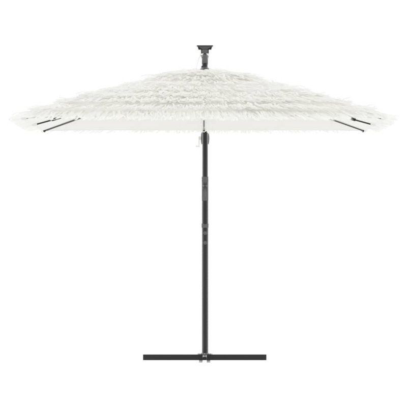 Beach Parasol, 238cm H x 290cm W x 290cm D, White