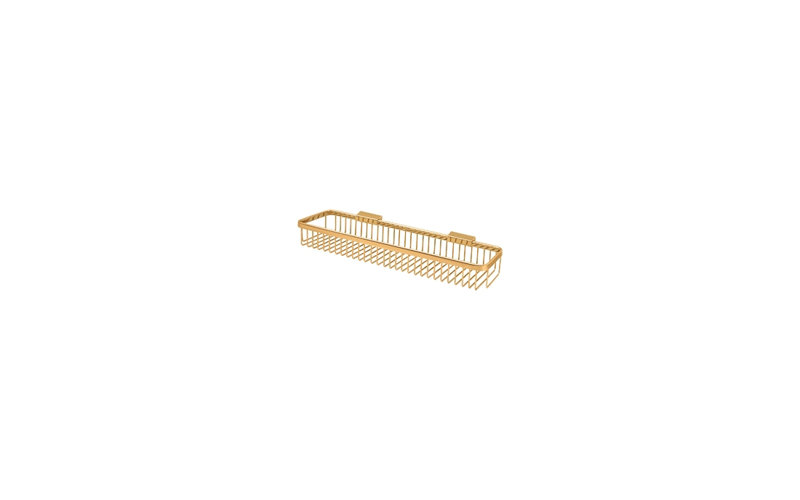 Shower Basket, PVD Polished Brass