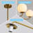 Kahliah 5 - Light Dimmable Sputnik Modern Linear Chandelier（Set Of 2）
