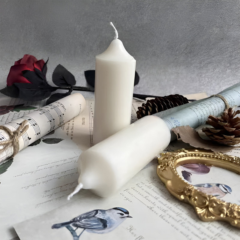 Unscented Pillar Candle