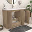 Meuble-lavabo autoportant de 41,7 po avec lavabo en acrylique renforcé Monterey (portes du côté gauche)-669159732