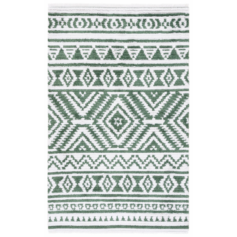 Brander Performance Geometric Rug, Rectangle 9' x 12'