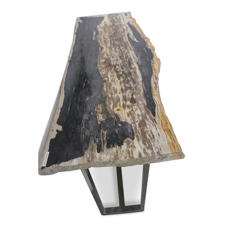 Elements 60'' W Solid Wood Console Table, Natural Dark