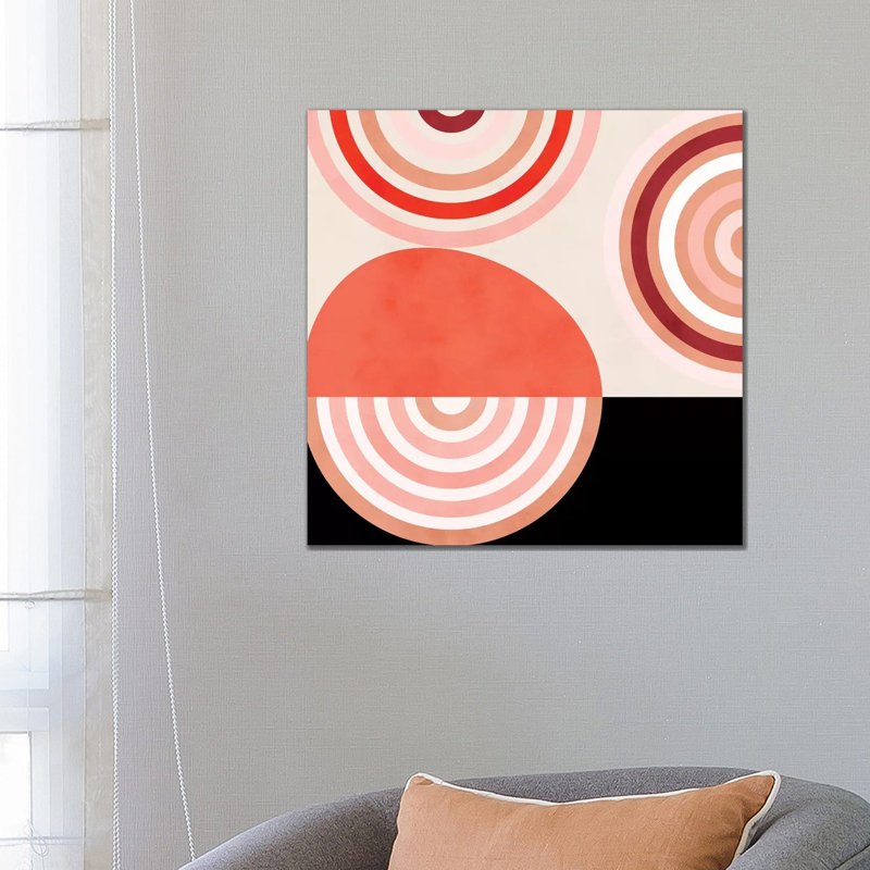 Shapes Modern Mid Century Abstract by Ana Rut Bré - Gallery-Wrapped Canvas Giclée on Canvas, Canvas
