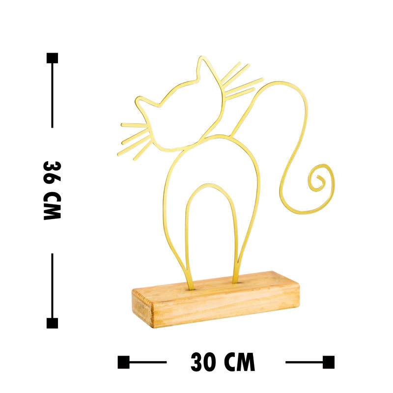 Animals Figurines & Sculptures, Gold/Brown