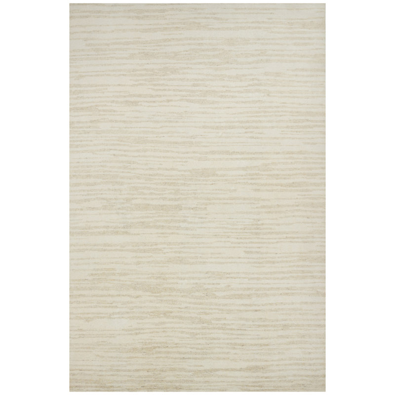 Tapis rectangulaire en laine noué à la main