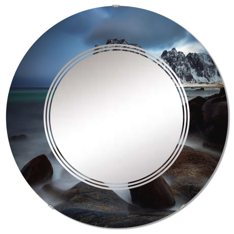 Miroir de salle de bain sans cadre, 32 po x 32 po