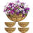4 Pack 14 Inch Window Boxes Planters Railing Planter Box With Co...