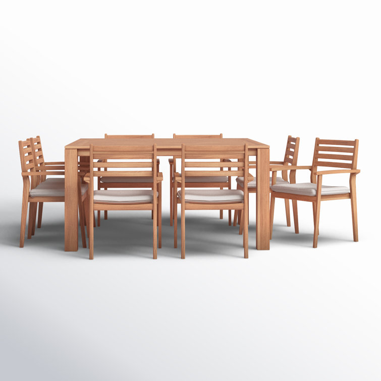 Auburn Square 8 - Person Outdoor Dining Set with Cushions