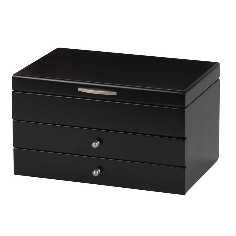 Ella Wood Jewellery Box +, Black