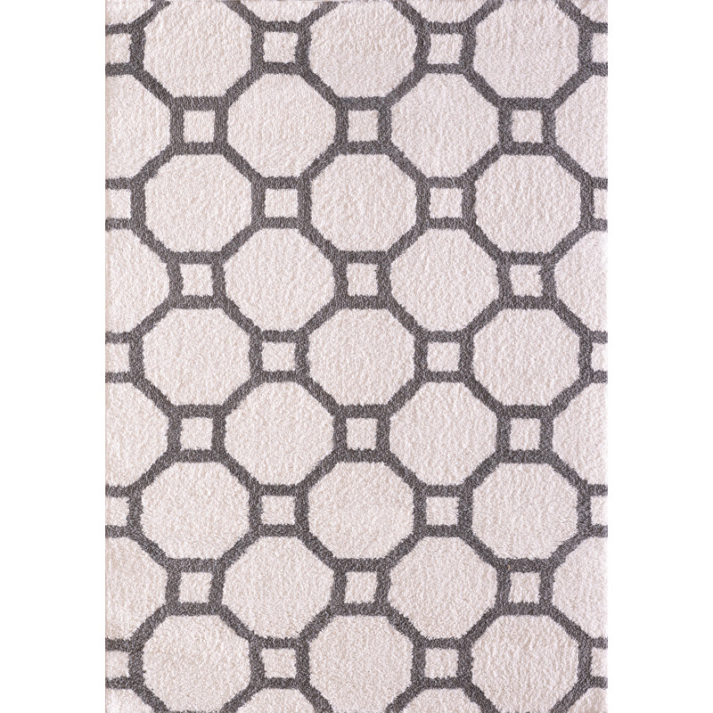 Kempf Geometric Indoor Rug, Rectangle 6'7" x 9'6"