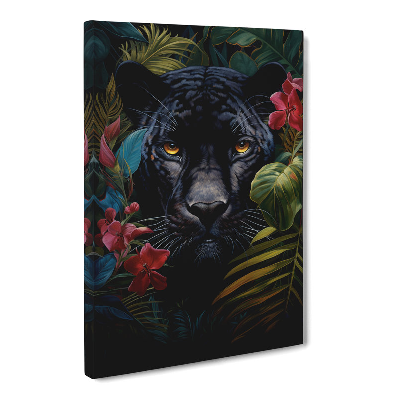 Panther Symbolism - Print, 60cm H x 40cm W x 3cm D