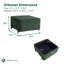 Grand repose-pieds avec rangement 31,1 po Delton-264571695