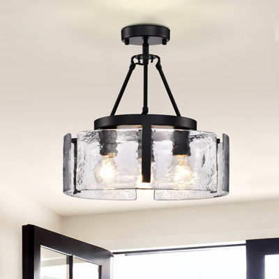 Plafonnier semi-encastré 3 lumières Reina