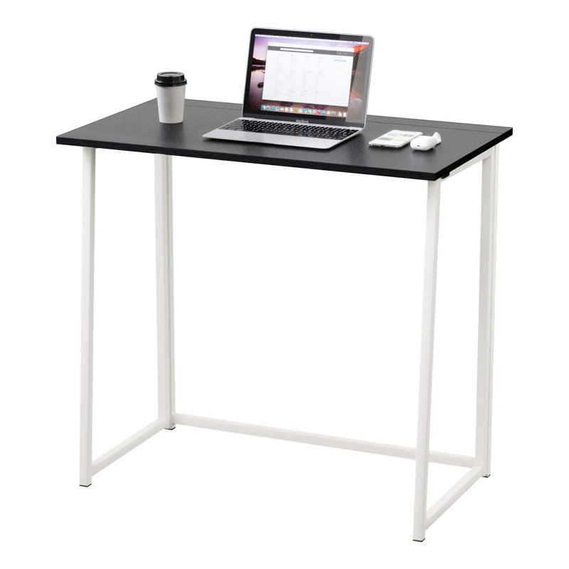 Dontavias Metal Base Computer Desk, Black