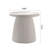 Magnesium Oxide Fluted Pedestal Side Table-2137811204