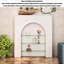French-style glass fireplace cabinet-240038715